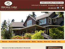 Tablet Screenshot of hideawaylodgebnb.com
